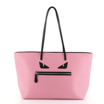 Fendi Monster Roll Tote Leather Medium