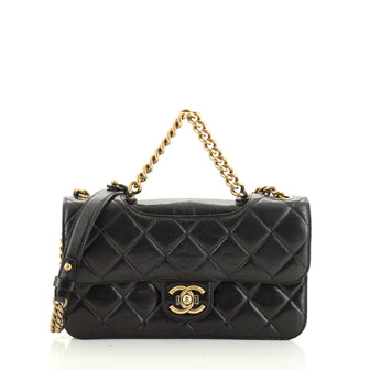 Chanel Perfect Edge Flap Bag Quilted Glazed Calfskin Small