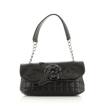 Chanel Camellia No.5 Flap Bag Leather