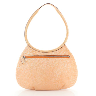Hermes Cacahuete Handbag Leather 