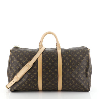 Louis Vuitton Keepall Bandouliere Bag Monogram Canvas 55