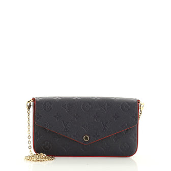 Louis Vuitton Felicie Pochette Monogram Empreinte Leather 