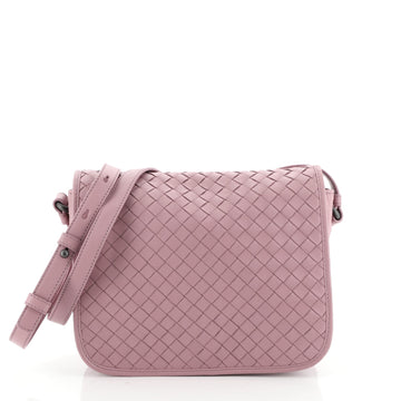 Flap Crossbody Bag Intrecciato Nappa Small