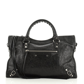 City Classic Studs Bag Leather Medium