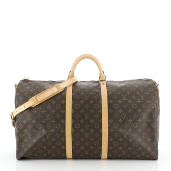 Louis Vuitton Keepall Bandouliere Bag Monogram Canvas 60