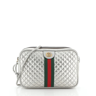 Gucci Trapuntata Camera Bag Quilted Leather Small