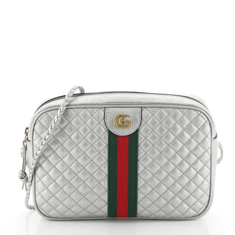 Gucci Trapuntata Camera Bag Quilted Leather Small