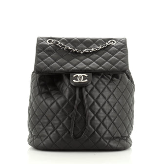 Chanel Urban Spirit Backpack Quilted Lambskin Large