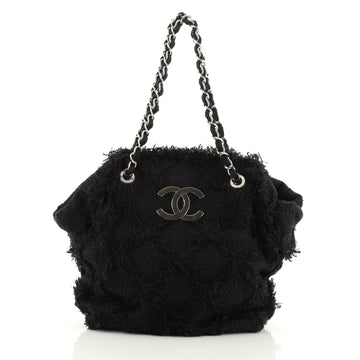 Chanel Nature Tote Quilted Tweed 