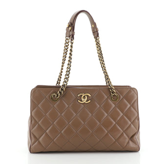 Chanel Perfect Edge Tote Quilted Leather Small