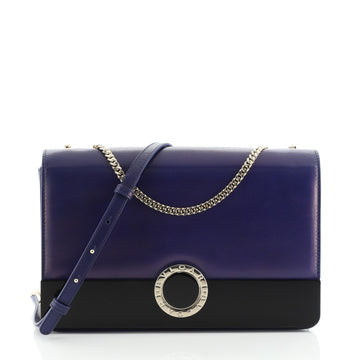 Bvlgari Signature Shoulder Bag Leather Medium