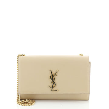 Classic Monogram Crossbody Bag Grainy Leather Medium