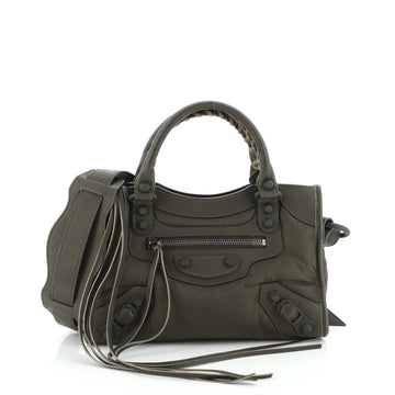 Balenciaga City Classic Studs Bag Nylon Mini
