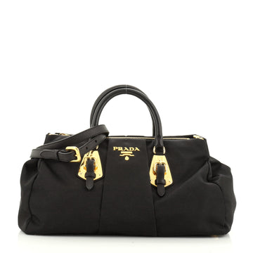 Prada Convertible Belted Satchel Tessuto and Leather Small