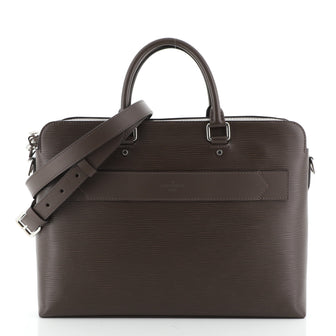 Louis Vuitton Brooks Briefcase Epi Leather 
