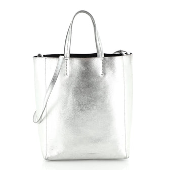 Vertical Cabas Tote Grained Calfskin Small