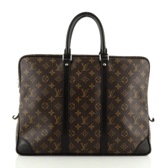 Porte-Documents Voyage Bag Macassar Monogram Canvas