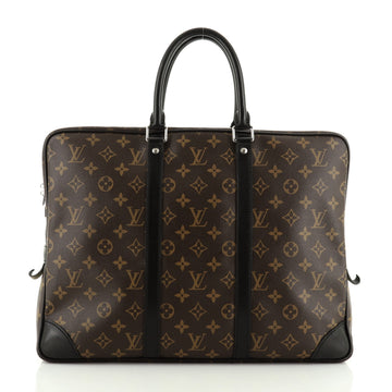 Porte-Documents Voyage Bag Macassar Monogram Canvas
