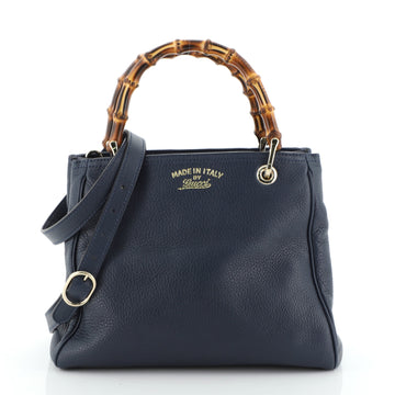 Bamboo Shopper Tote Leather Small