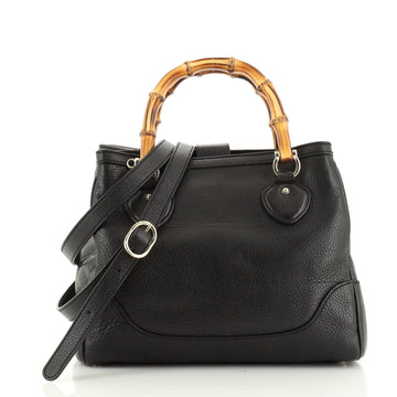 Diana Bamboo Top Handle Tote Leather Small