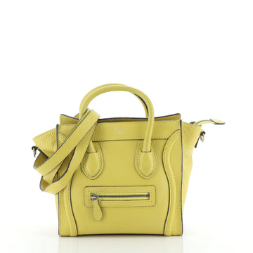 Celine Luggage Bag Grainy Leather Nano