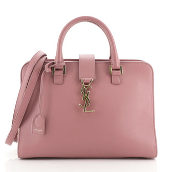 Saint Laurent Monogram Cabas Leather Small