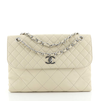Chanel In The Business Flap Bag Quilted Lambskin Maxi