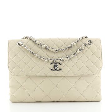 Chanel In The Business Flap Bag Quilted Lambskin Maxi