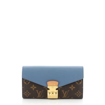 Louis Vuitton Pallas Wallet Monogram Canvas and Calf Leather 