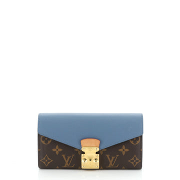 Louis Vuitton Pallas Wallet Monogram Canvas and Calf Leather 