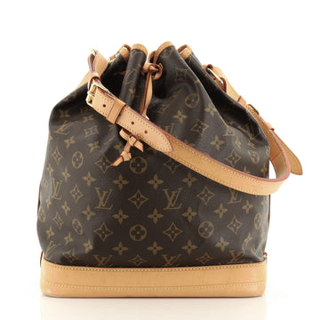 Noe Handbag Monogram Canvas Large
