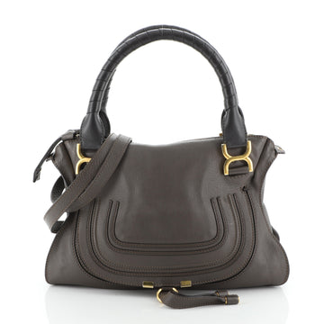 Marcie Satchel Leather Medium