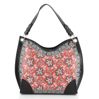 Alexander McQueen Legend Hobo Printed Leather Medium