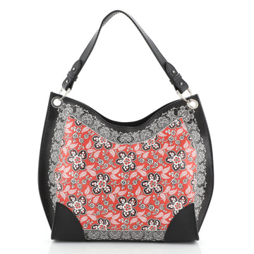 Alexander McQueen Legend Hobo Printed Leather Medium