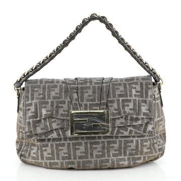 Mia Flap Bag Metallic Leather