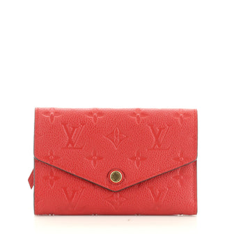 Compact Curieuse Wallet Monogram Empreinte Leather