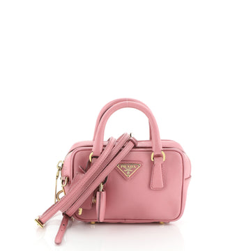 Prada Bauletto Bag Saffiano Leather Mini