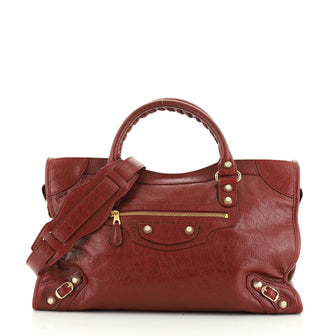 City Giant Studs Bag Leather Medium