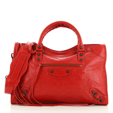 City Classic Studs Bag Leather Medium