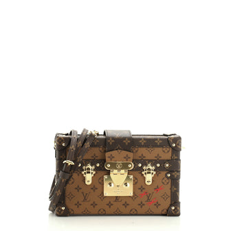 Petite Malle Handbag Reverse Monogram Canvas