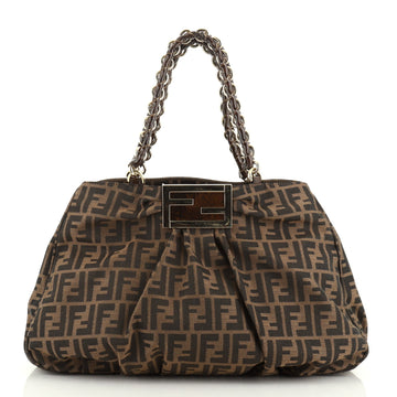 Fendi Mia Tote Zucca Canvas Large