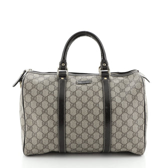 Joy Boston Bag GG Coated Canvas Medium