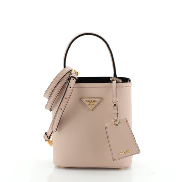 Panier Bucket Bag Saffiano Leather Small