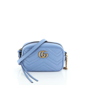 Gucci GG Marmont Shoulder Bag Matelasse Leather Mini