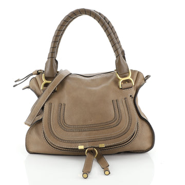 Marcie Satchel Leather Medium
