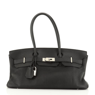 Hermes Birkin JPG Bag Black Clemence with Palladium Hardware 42