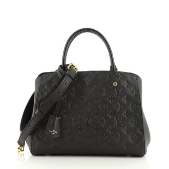 Montaigne Handbag Monogram Empreinte Leather MM