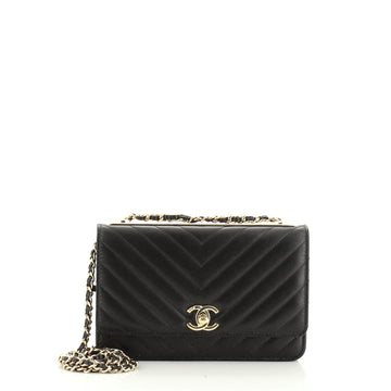 Chanel Trendy CC Wallet on Chain Chevron Lambskin 