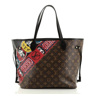 Neverfull NM Tote Limited Edition Kabuki Monogram Canvas MM