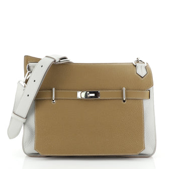 Hermes Bicolor Jypsiere Bag Clemence 37